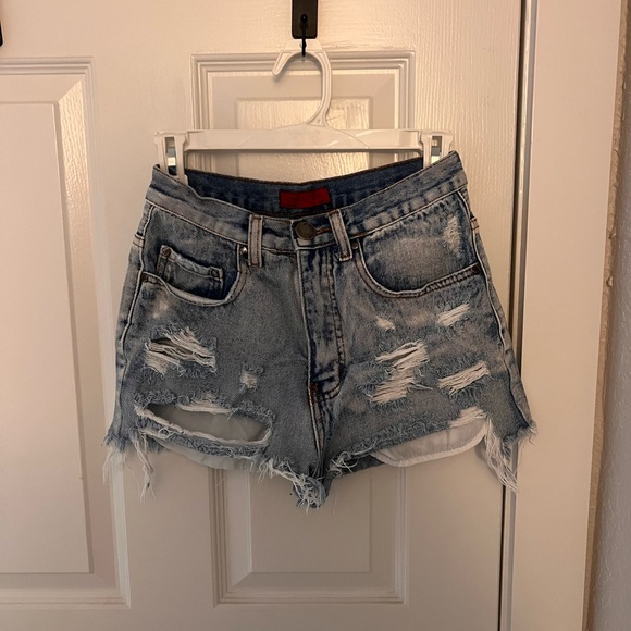 Signature8 Pants - Signature 8 Distressed Denim Shorts Low rise Size S